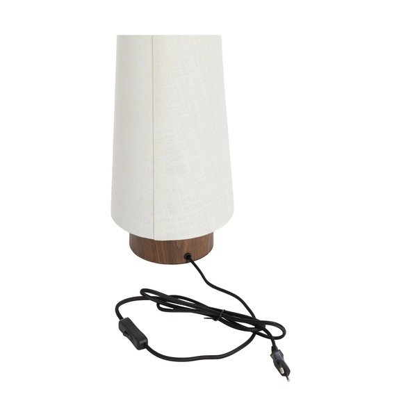 Lampada da tavolo color crema in metallo con paralume in tessuto (altezza totale 42 cm) Howie – Light & Living-image-4