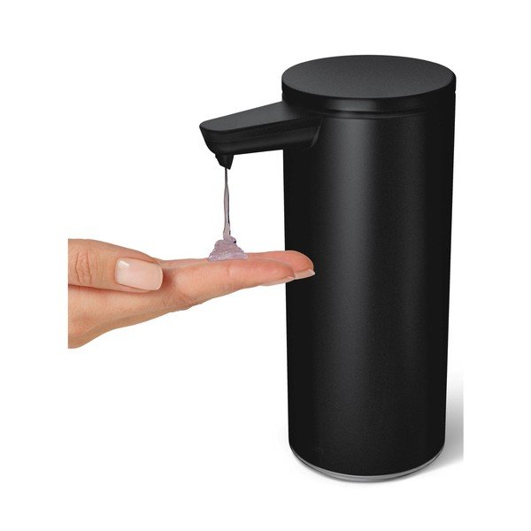 Dispenser di sapone in acciaio touchless nero opaco da 266 ml - simplehuman-image-4