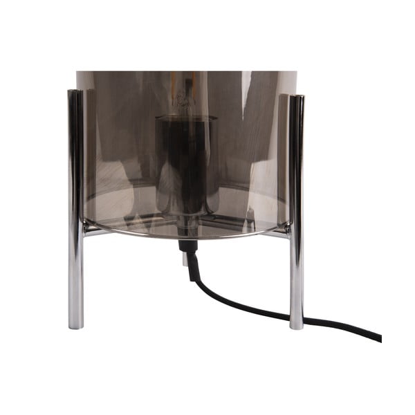 Lampada da tavolo in vetro grigio Vetro Bell - Leitmotiv-image-3