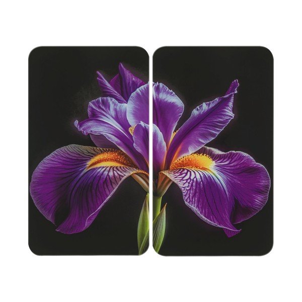 Set di copri fornelli in vetro temperato 2 pz 52x30 cm Abdeckplatte  – Wenko