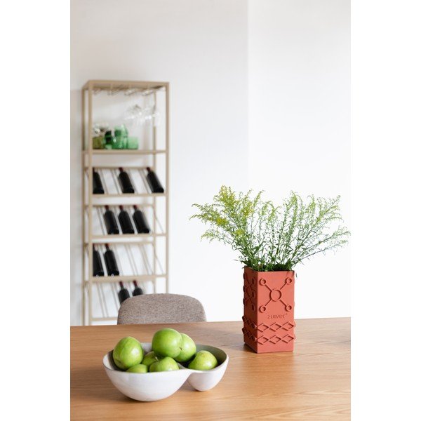 Vaso in cemento arancione Graphic - Zuiver-image-1