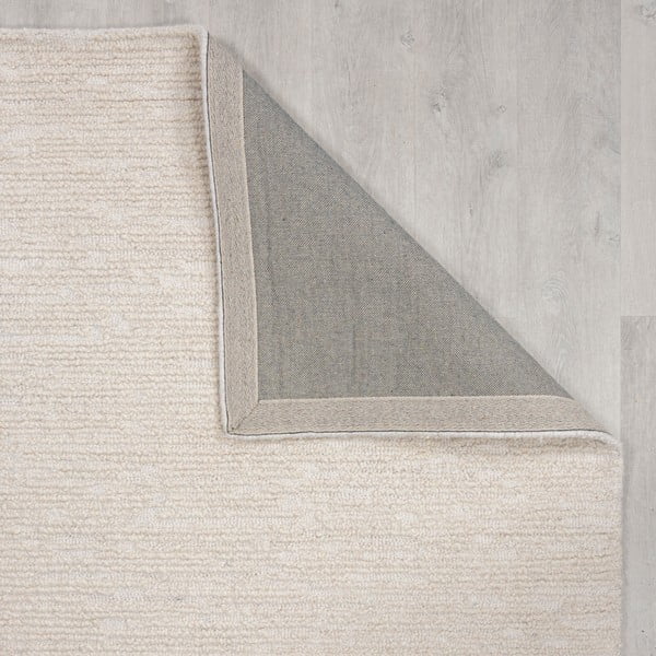 Tappeto avorio in lana tessuto a mano 120x170 cm Harris Boucle – Flair Rugs-image-3