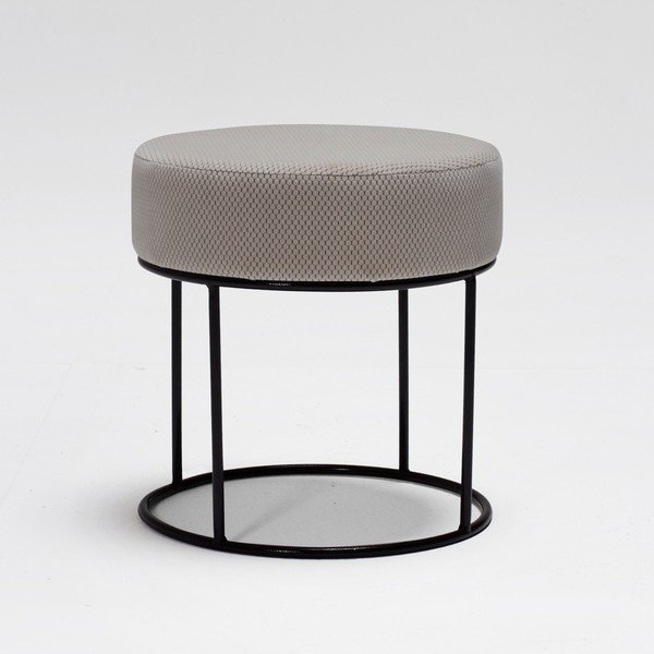 Sgabello Nela grigio e marrone - Balcab Home