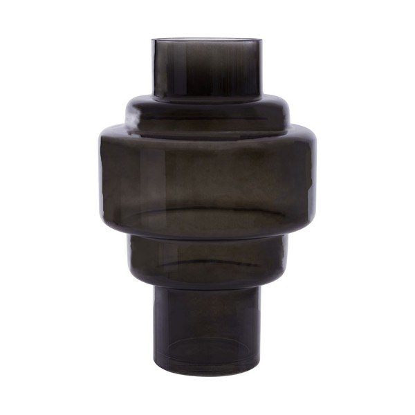 Vaso nero in vetro (altezza totale 30 cm) Cayden – Premier Housewares
