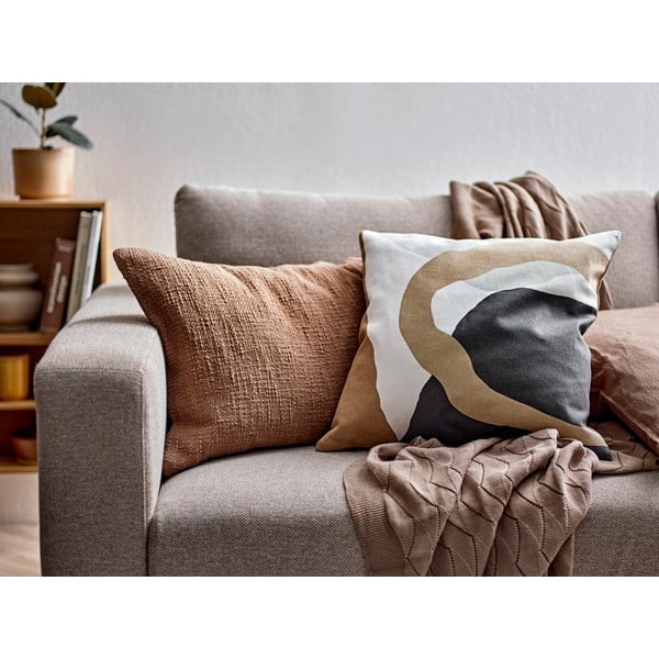 Coperta a maglia marrone 130x170 cm Gentle - Södahl-image-1