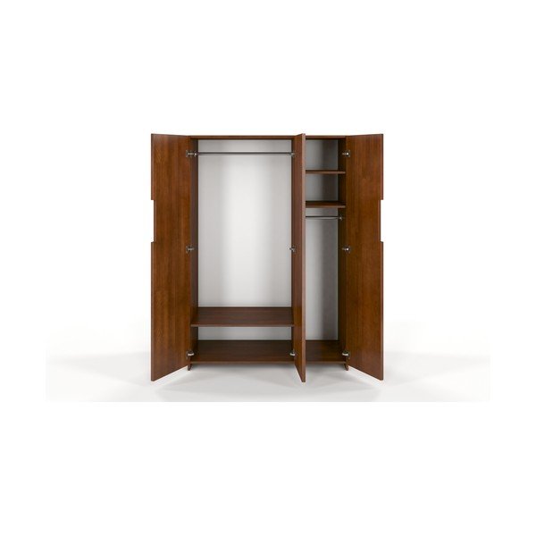 Armadio in legno di faggio 128x180 cm Bergman - Skandica-image-1