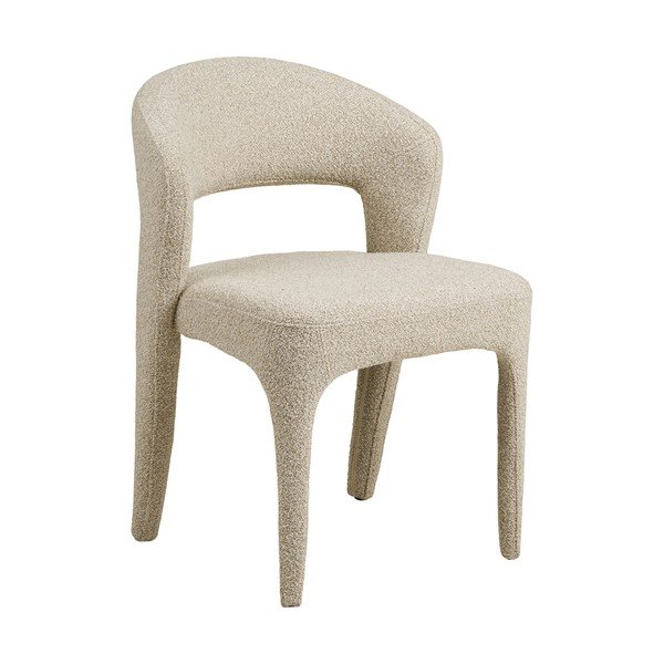 Sedia da pranzo beige in imbottito Belmont – House Nordic