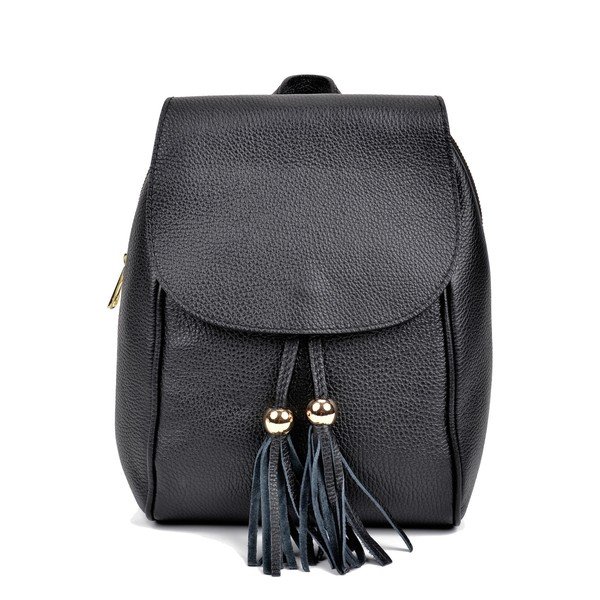 Zaino in pelle nera Tina - Sofia Cardoni