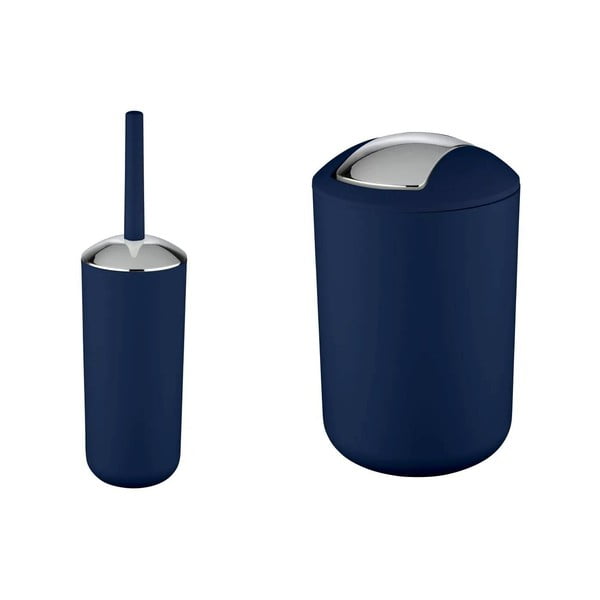 Set di accessori da bagno in plastica blu scuro Brasil - Wenko