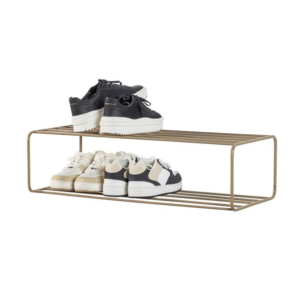 Scarpiera pensile in metallo marrone chiaro Josse - WOOOD-image-2