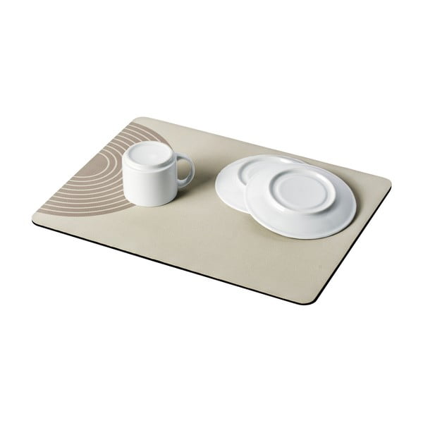 Tappetino scolapiatti beige in gomma 40x30 cm Dima – Wenko