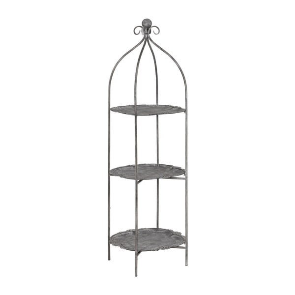 Scaffale grigio in metallo 45x144x45 cm Mireille – Ixia