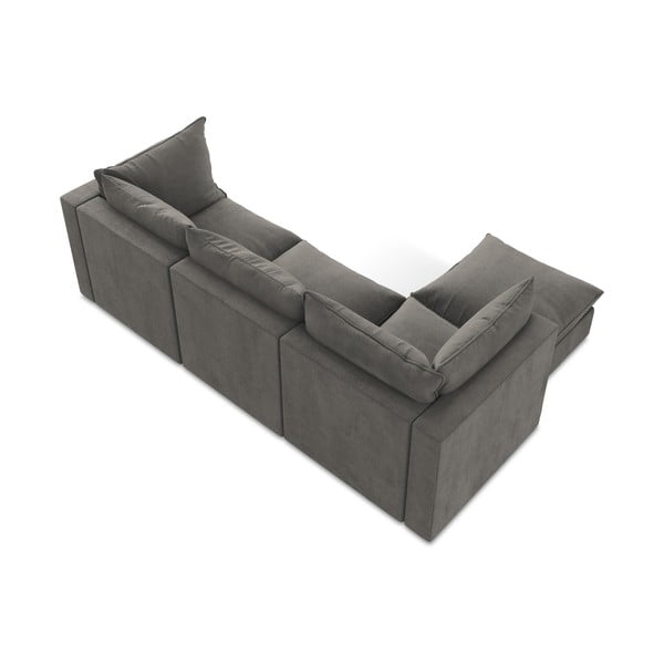 Divano angolare grigio scuro (con penisola a sinistra/con chaise lounge) Manao – Makamii-image-3