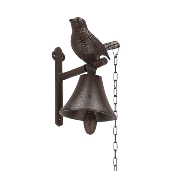 Campana da parete in ghisa con motivo Cutie Bird - Esschert Design-image-1