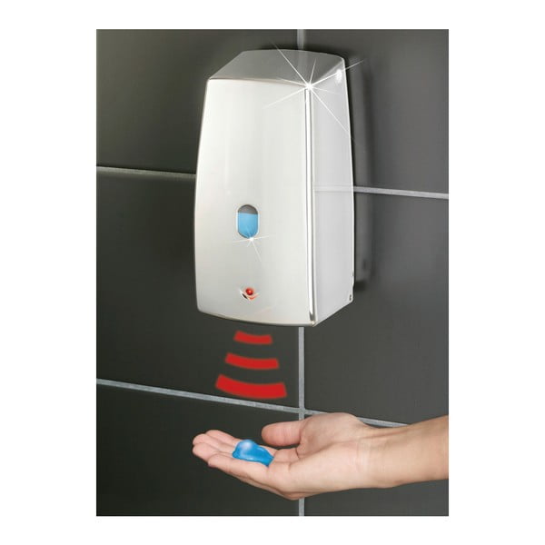 Dosatore di sapone liquido per luce infrarossa in cromo Treviso - Wenko-image-2
