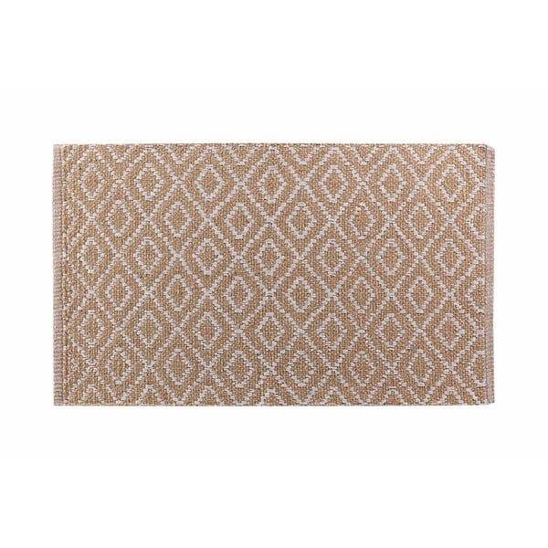 Tappeto lavabile beige 50x80 cm Lazaro - douceur d'intérieur-image-4