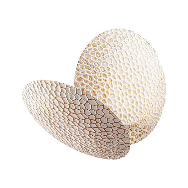 Lampada da parete a LED in bianco e oro ø 21 cm Yosma - Opviq lights-image-2