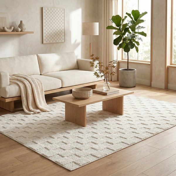 Tappeto crema 120x170 cm Mosaic - ESTE-image-2