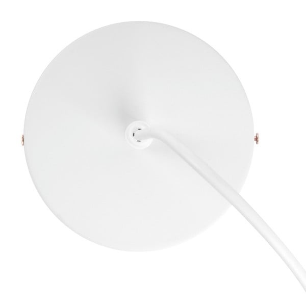 Bílé závěsné svítidlo s detaily v měděné barvě Leitmotiv Mingle, ⌀ 26,5 cm-image-2