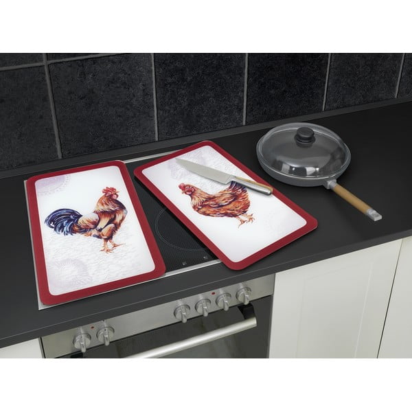 Coprifuoco in vetro temperato in set da 2 52x30 cm Farm - Wenko-image-3