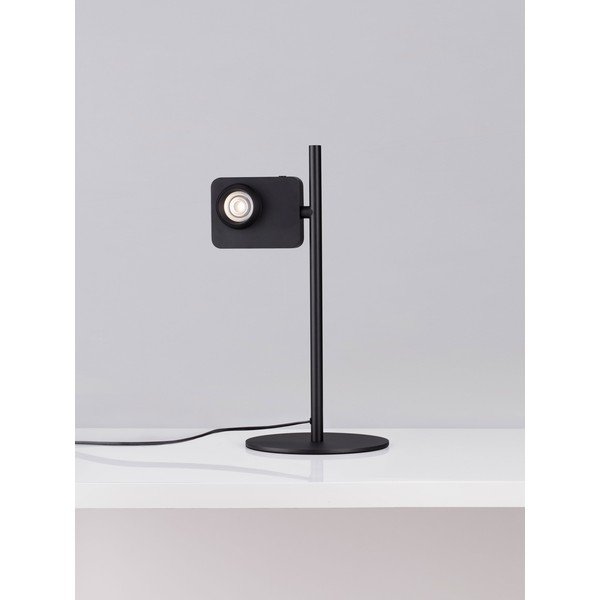Lampada da tavolo LED nera in alluminio con struttura flessibile/con intensità regolabile (altezza totale 46 cm) Kedros – Nova Luce-image-4