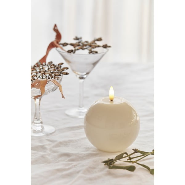 Candela a LED con alimentazione a batteria (altezza totale 9 cm) Sille – Sirius-image-1