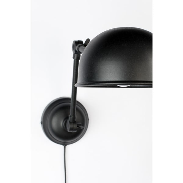 Lampada da parete nera Maarten - White Label-image-2