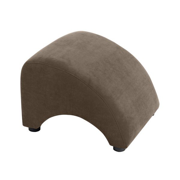 Poggiapiedi Brandford Velor marrone chiaro - Max Winzer