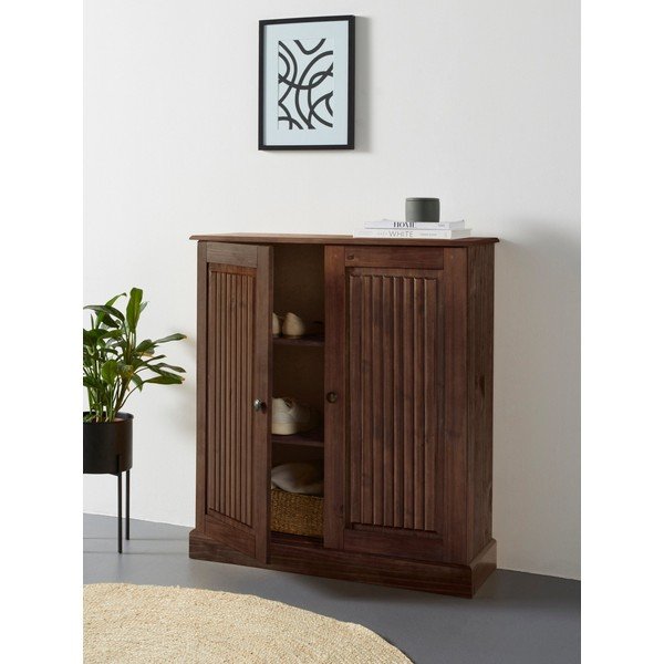 Madia in legno di pino marrone 100x34 cm Mille - Støraa-image-4