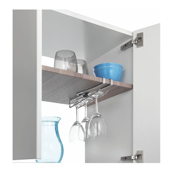 Supporto da appendere per tazze, bicchieri o strofinacci da cucina , lunghezza 8 cm - Metaltex-image-1