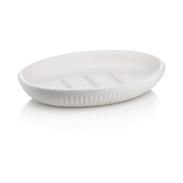 Portasapone in ceramica bianca Adele - Kela