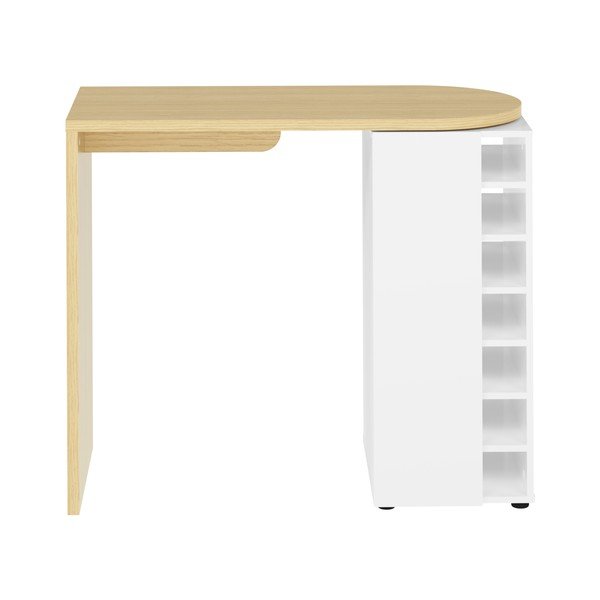 Tavolo da bar con piano in rovere 110x50 cm Roll - TemaHome-image-2