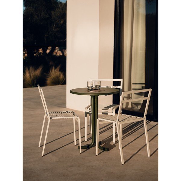 Tavolo da pranzo da giardino rotondo in metallo ø 59 cm Nokk – noo.ma-image-1