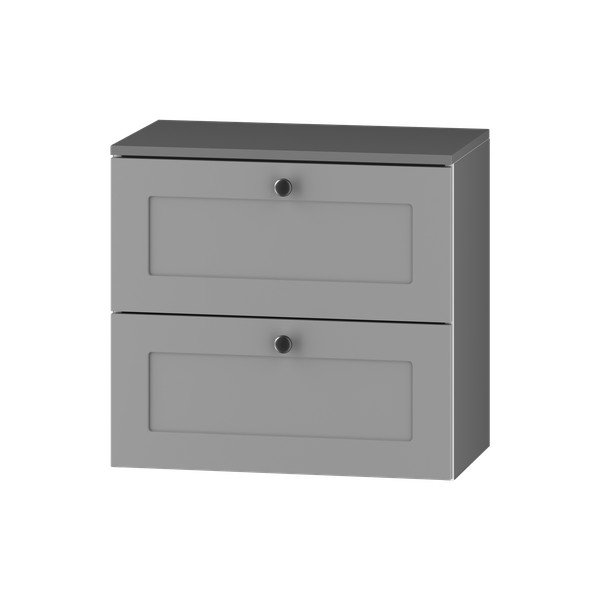 Mobile basso sospeso grigio sotto il lavabo 61,5x60 cm Senja - STOLKAR