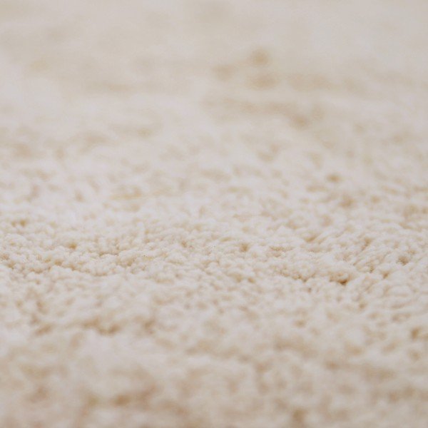 Tappeto rotondo color crema in cotone lavabile e tessuto a mano ø 110 cm Perla Sable – Nattiot-image-2