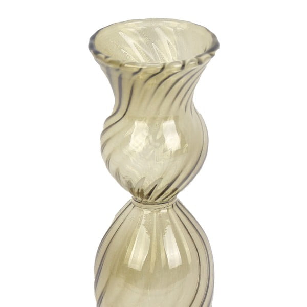 Portacandele in vetro verde, altezza 17 cm Swirl - PT LIVING-image-3