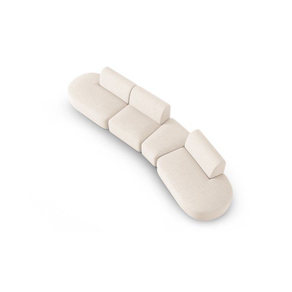 Divano crema 412 cm Shane - Micadoni Home-image-3
