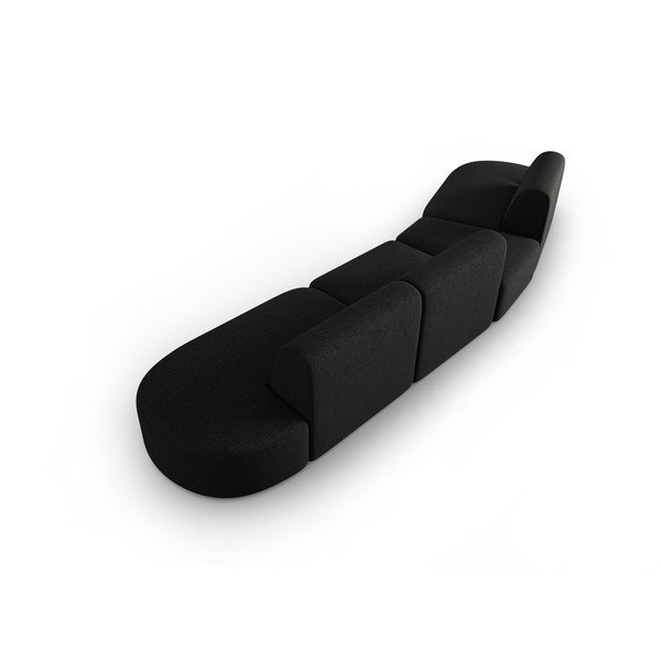 Divano nero 412 cm Shane - Micadoni Home-image-3