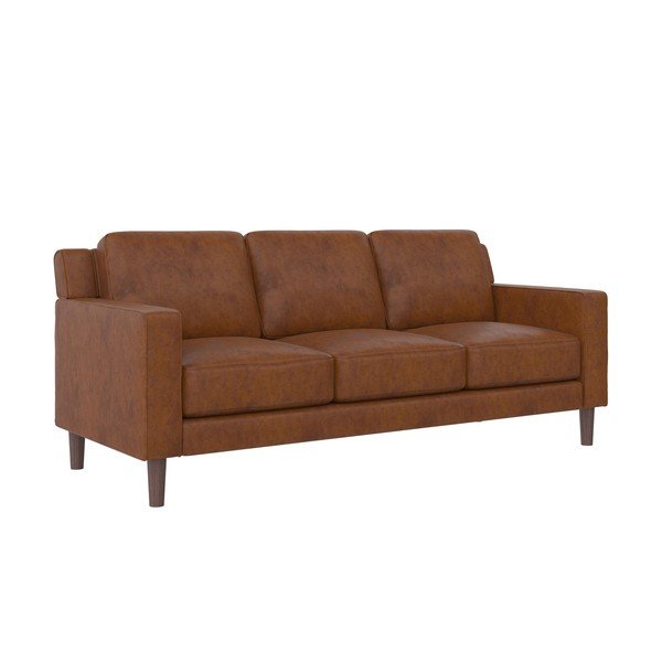 Divano marrone cognac 83 cm Brynn - Støraa-image-2