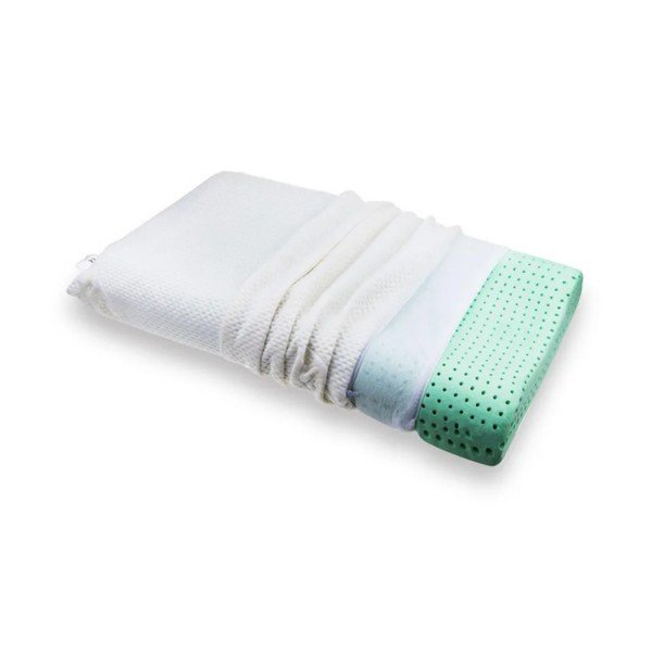 Cuscino bianco con schiuma di memoria Bio Wave, 42 x 72 cm - ProSpánek-image-2