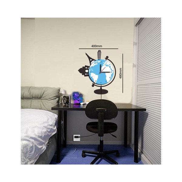 Orologio da parete World, 40 x 48 cm - Mauro Ferretti-image-1