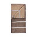 Asciugamano marrone/beige in cotone 50x100 cm Sauna – Zone