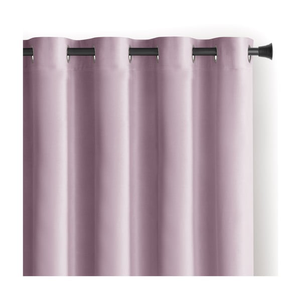 Tenda parzialmente oscurante rosa chiaro in velluto 140x245 cm Eyelets – Restilo