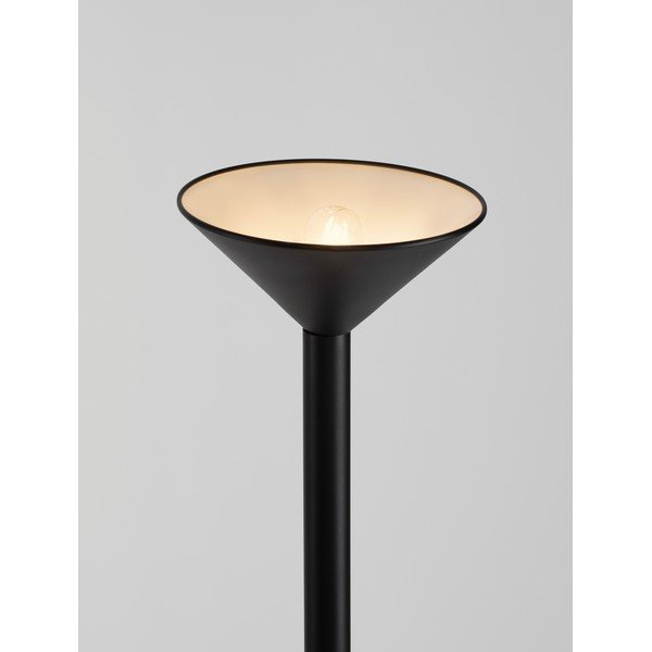 Lampada da terra nera opaca in metallo (altezza totale 165 cm) Tazu – Nova Luce-image-2