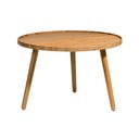 Tavolino rotondo in legno di quercia in colore naturale ø 70,5 cm Bodo - Villa Collection