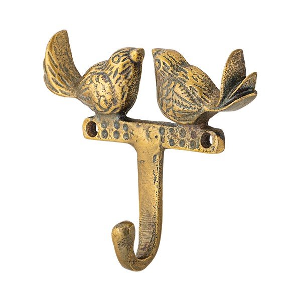 Gancio in metallo dorato Fredo - Bloomingville-image-2