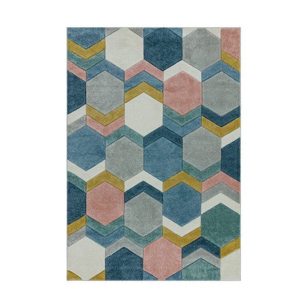 Tappeto Hexagon Multi, 120 x 170 cm Hexagon Mutli - Asiatic Carpets