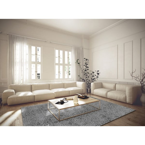 Tappeto in lana grigio 200x300 cm Claudine - Agnella-image-1