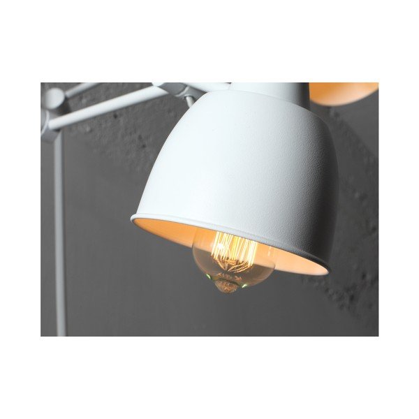 Lampada da parete bianca per 2 lampadine Modulo personalizzato Coben - CustomForm-image-3