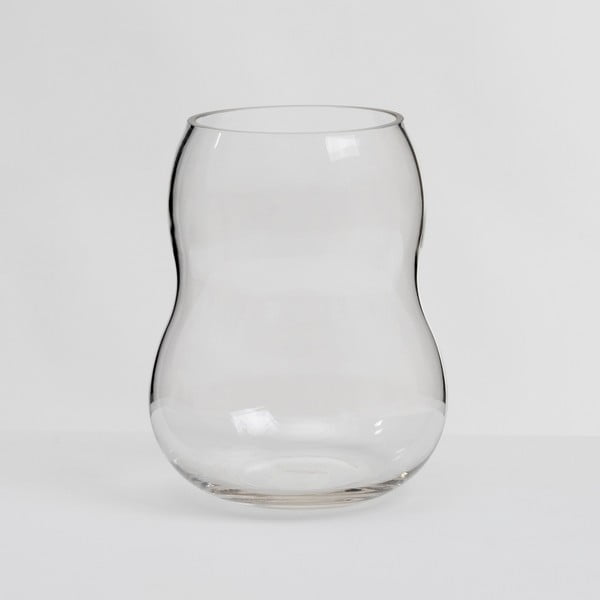 Vaso in vetro (altezza totale 20 cm) Clara – Casa Selección-image-2